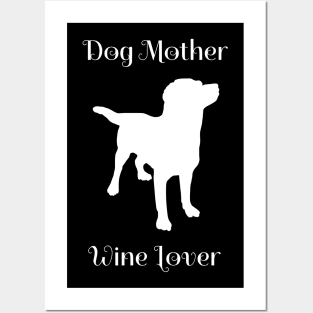 Dog Mother Wine Lover Cute Posters and Art